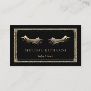 Tarjeta De Visita Artista de maquillaje de ojiláceas profesionales N