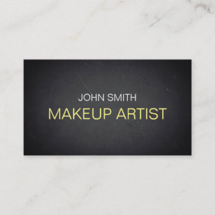 Tarjeta De Visita Artista de maquillaje de tablero negro