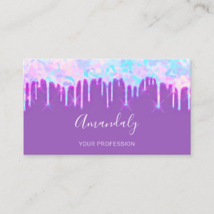 Tarjeta De Visita Artista de maquillaje de uñas profesionales Lash 
