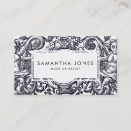 Tarjeta De Visita Artista de maquillaje del Ángel Antiguo Cherub