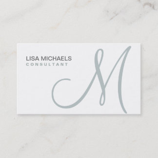 Tarjeta De Visita Artista de maquillaje elegante profesional blanco