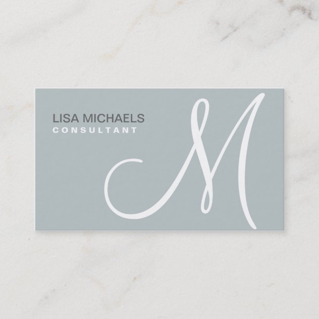 Tarjeta De Visita Artista de maquillaje elegante profesional verde (Anverso)