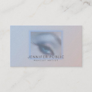 Tarjeta De Visita Artista de maquillaje Elegante Salón Moderno De Be