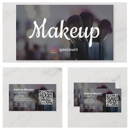 Tarjeta De Visita Artista de Maquillaje Esteticistas