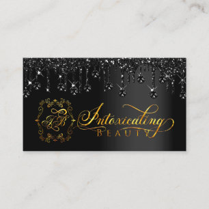 Tarjeta De Visita Artista de maquillaje Eyelash Black Drimes VIP Dia
