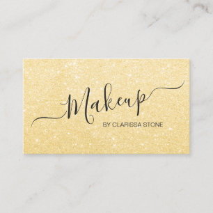 Tarjeta De Visita Artista de maquillaje femenino moderno elegante