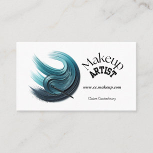 Tarjeta De Visita Artista de Maquillaje Glam Audaz