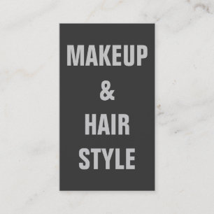 Tarjeta De Visita Artista de maquillaje Hair Estilista Moderno Llant