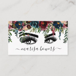 Tarjeta De Visita Artista de maquillaje Hermosa Belleza De Ojos Borg