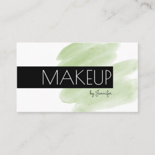 Tarjeta De Visita Artista de maquillaje Iconos modernos de medios so