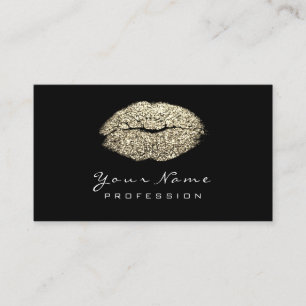 Tarjeta De Visita Artista de maquillaje levanta a Purpurina de lápiz