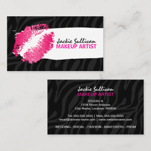 Tarjeta De Visita Artista de maquillaje M.U.A.
