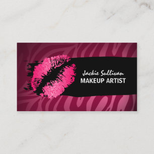 Tarjeta De Visita Artista de maquillaje M.U.A.