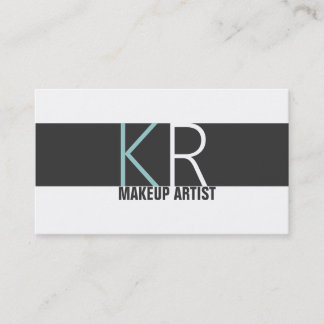 Tarjeta De Visita Artista de Maquillaje Moderno Salón de Cosmética