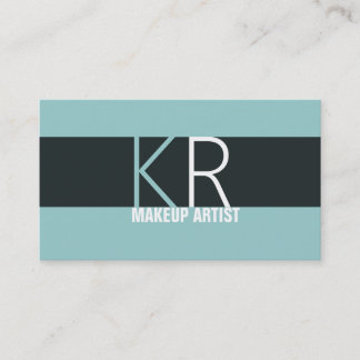 Tarjeta De Visita Artista de Maquillaje Moderno Salón de Cosmética
