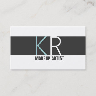 Tarjeta De Visita Artista de Maquillaje Moderno Salón de Cosmética
