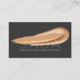 TARJETA DE VISITA ARTISTA DE MAQUILLAJE MODERNO Y PROFESIONAL