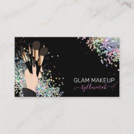 Tarjeta De Visita Artista de maquillaje, MUA, Salón de belleza Busin