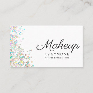 Tarjeta De Visita Artista de maquillaje, MUA, Salón de belleza Holog