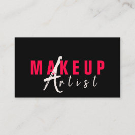 Tarjeta De Visita Artista de maquillaje profesional