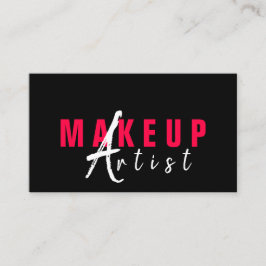 Tarjeta De Visita Artista de maquillaje profesional