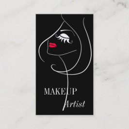 Tarjeta De Visita Artista de maquillaje profesional