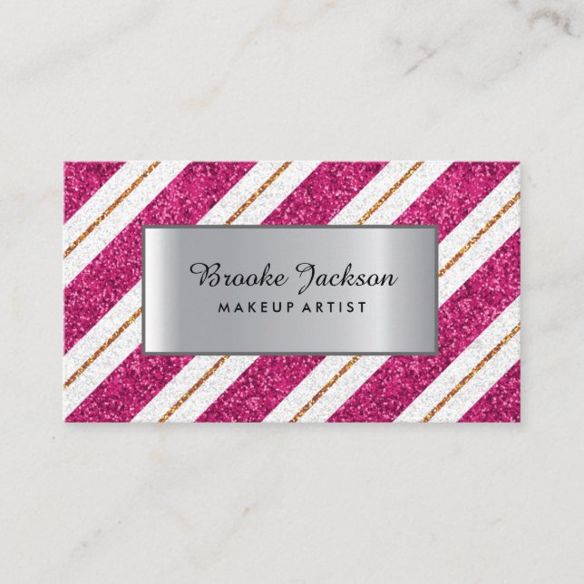 Tarjeta De Visita Artista de maquillaje profesional (Anverso)