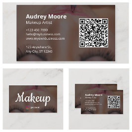 Tarjeta De Visita Artista de maquillaje profesional