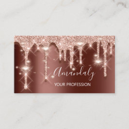 Tarjeta De Visita Artista de maquillaje profesional azota a Rosa Fut