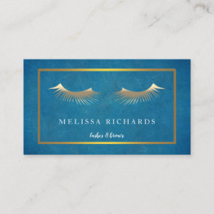 Tarjeta De Visita Artista de maquillaje profesional de las pestañas