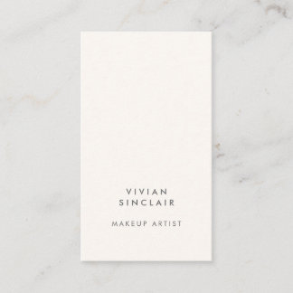 Tarjeta De Visita Artista de Maquillaje Profesional Elegante Moderno