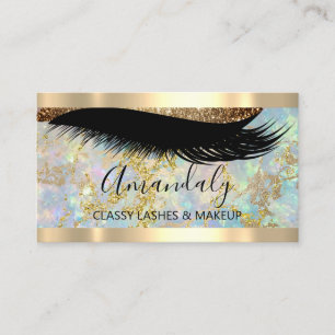 Tarjeta De Visita Artista de maquillaje profesional Eyelash UniqueHo