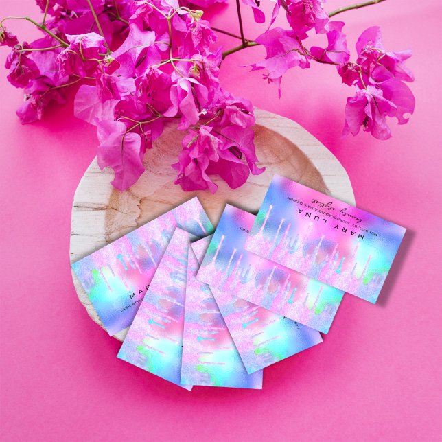 Tarjeta De Visita Artista de maquillaje profesional Lash Holograph S (Subido por el creador)