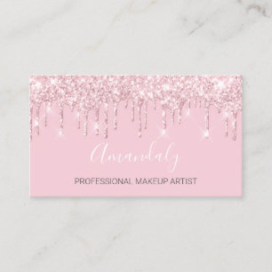 Tarjeta De Visita Artista de maquillaje profesional Moderno Drimes r