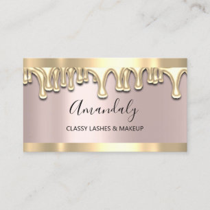 Tarjeta De Visita Artista de maquillaje profesional Rubor Waxing Las