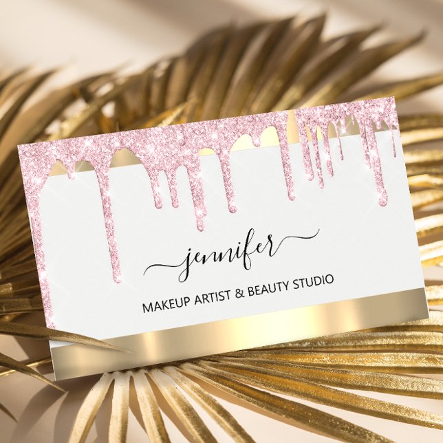 Tarjeta De Visita Artista de maquillaje profesional Vip de goteo ros (Subido por el creador)