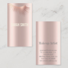 Tarjeta De Visita Artista de maquillaje profesional y experto en eye
