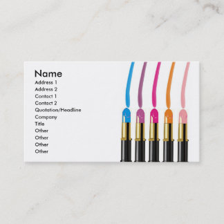 Tarjeta De Visita Artista de maquillaje, salón de belleza, etc.,