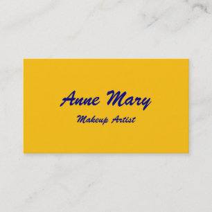 Tarjeta De Visita Artista de Maquillaje Salón de Belleza Marina Nara