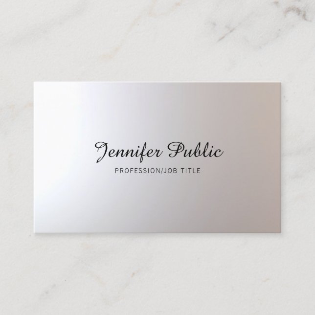Tarjeta De Visita Artista de maquillaje Salón de belleza Script Grac (Anverso)