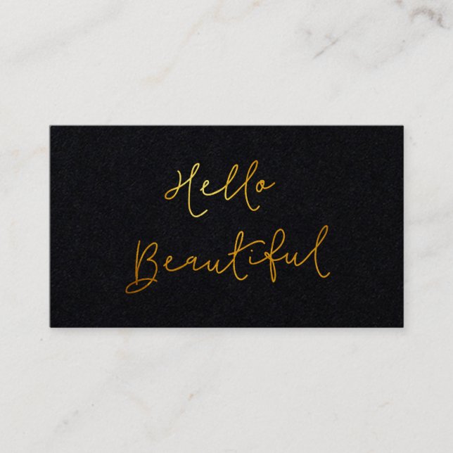 Tarjeta De Visita Artista de maquillaje simple (Anverso)