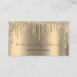 Tarjeta De Visita Artista de maquillaje SPA azota a Purpurina Drin S