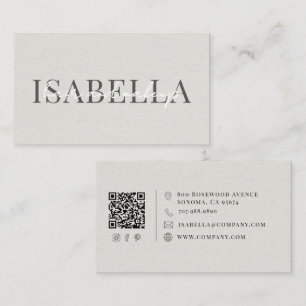 Tarjeta De Visita Artista de Peinado y Maquillaje Moderno Foto con G