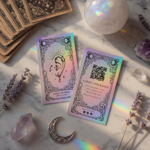 Tarjeta De Visita Artista de Perforación de Oreja Mística Celestial