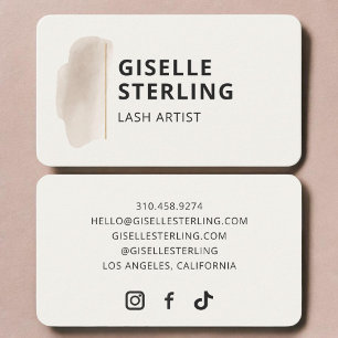 Tarjeta De Visita Artista de Pestañas