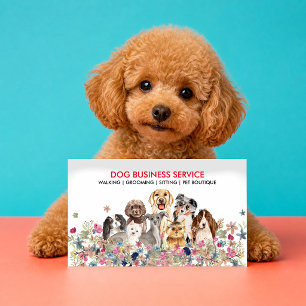 Tarjeta De Visita Artista de retratos de mascotas personalizados acu