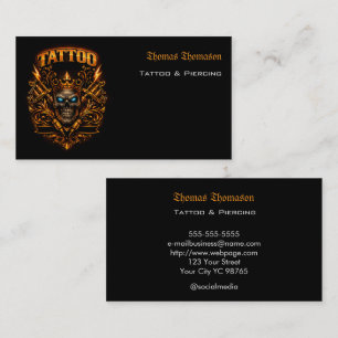 Tarjeta De Visita artista del tatuaje 