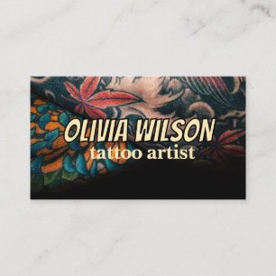 Tarjeta De Visita Artista del tatuaje