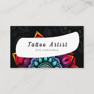 Tarjeta De Visita Artista del tatuaje