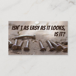 Tarjeta De Visita Artista divertida para artesanos pobres ayuda a es